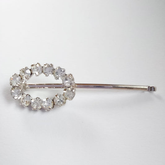 5007 Vintage Haarnadel mit Swarovski Kristallen 48mm