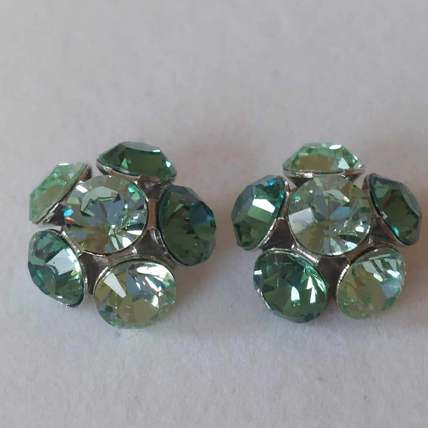 3878 Vintage Earring mit Swarovski Crystals