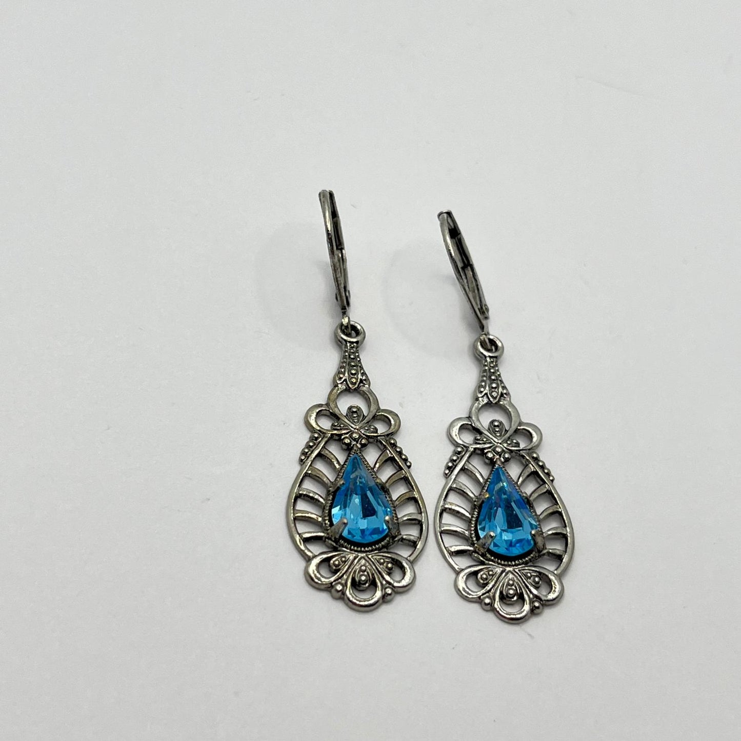 30643 Vintage Swarovski Kristallen Ohrhanger 34mm