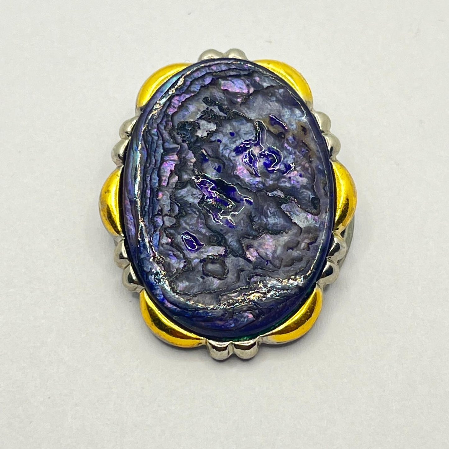 2453 Vintage Cabochon Schalhalter 32mm