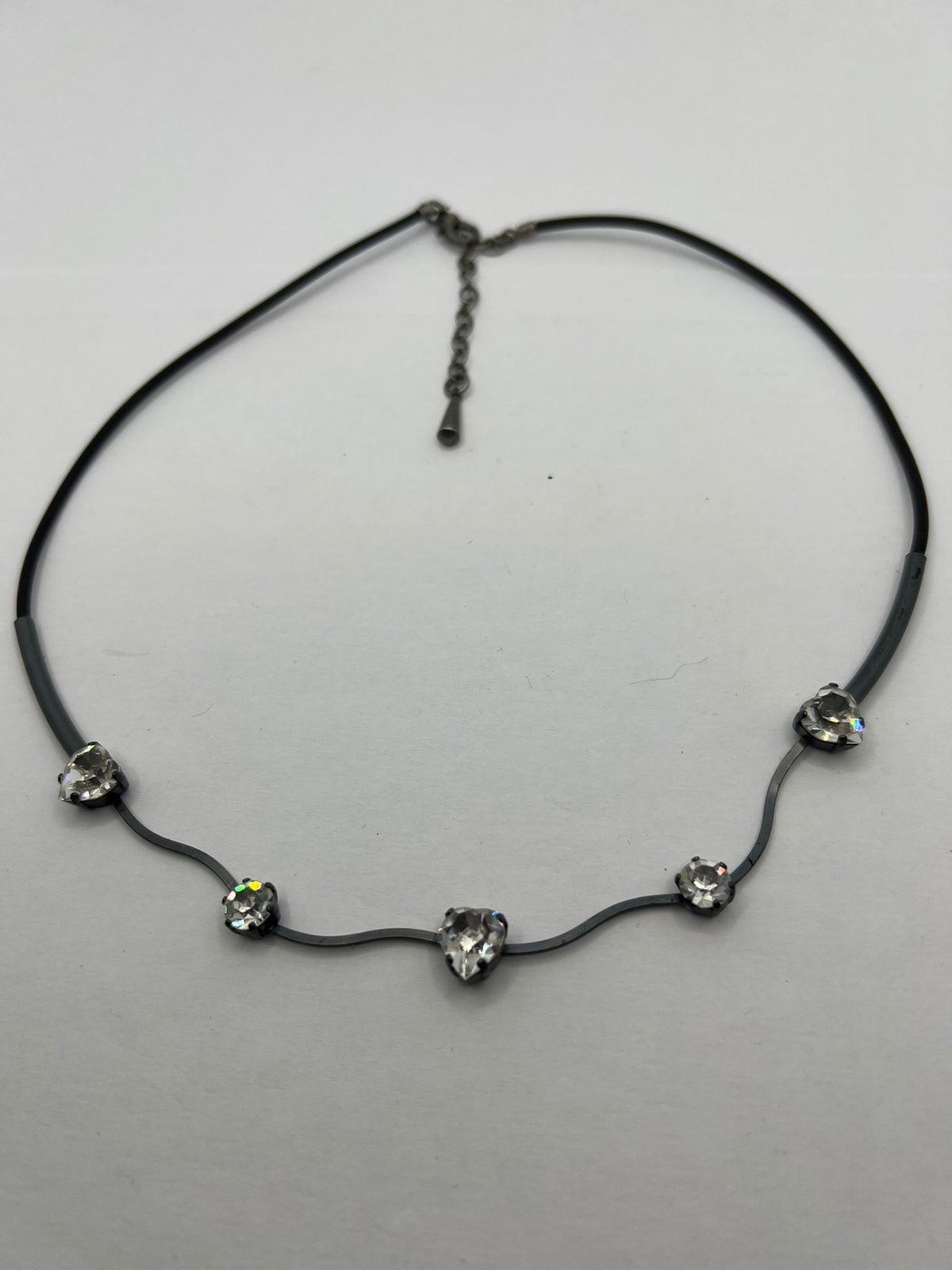 6455 Vintage Swarovski Kristallen Halskette 43cm