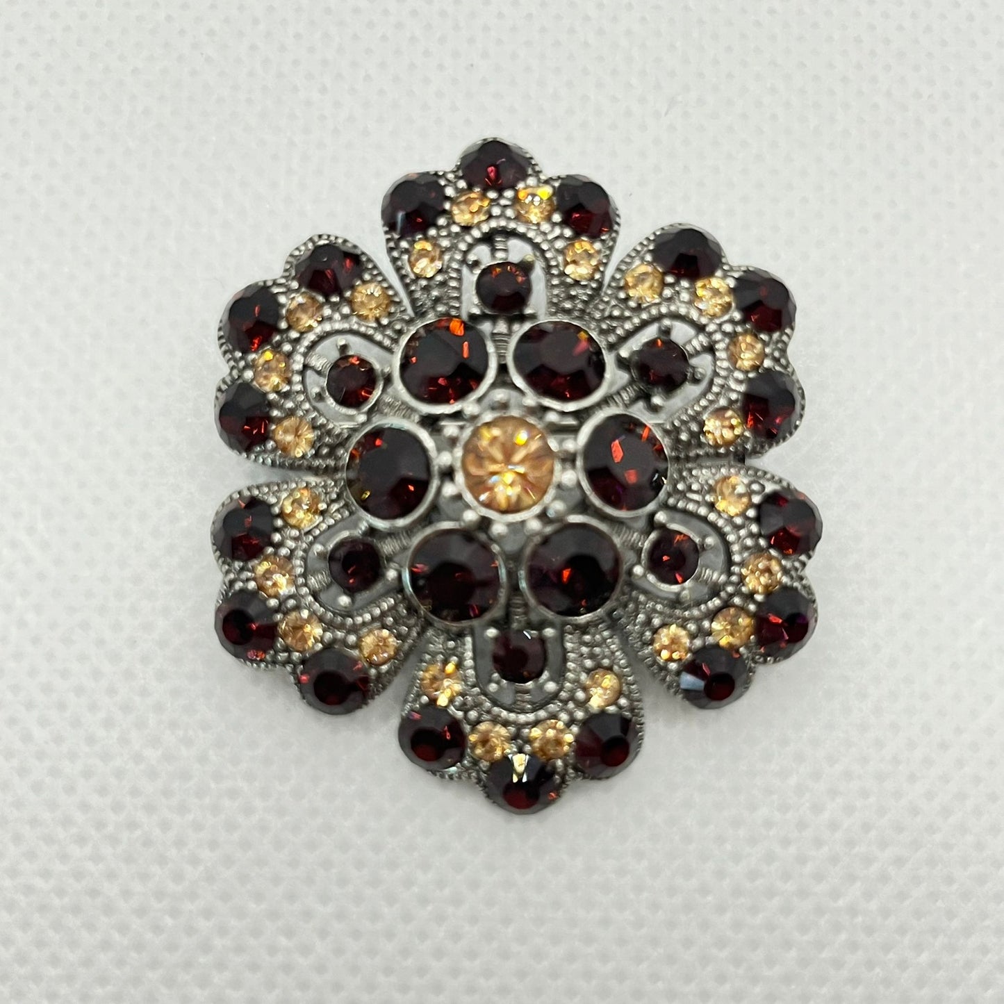 8799 Vintage Swarovski Kristallen Brosche 40mm
