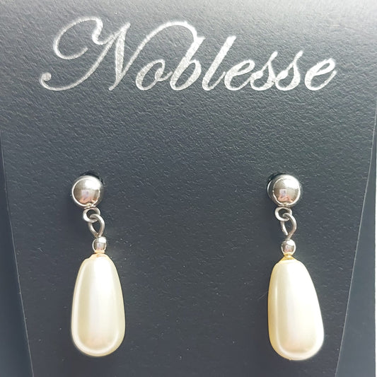 Original Vintage Noblesse Crystal Kollektion Ohrringe 12mm