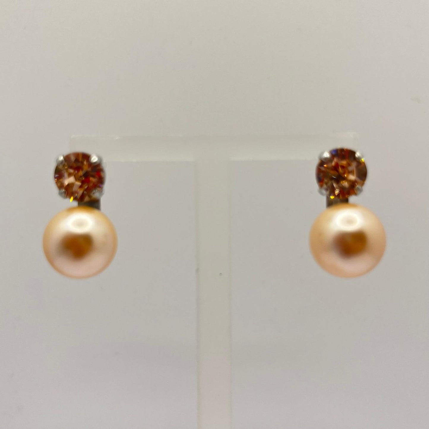 30767 Vintage Swarovski Kristallen Ohrstecker 11mm