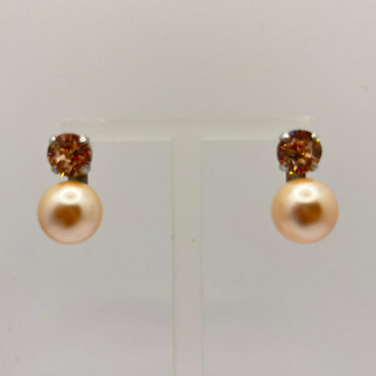 30767 Vintage Swarovski Kristallen Ohrstecker 11mm