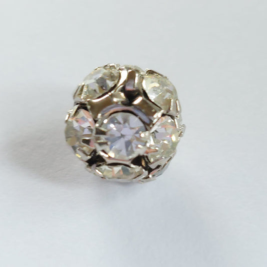 5142 Vintage Perle Zwischenteil Mit Swarovski Kristallen 8mm