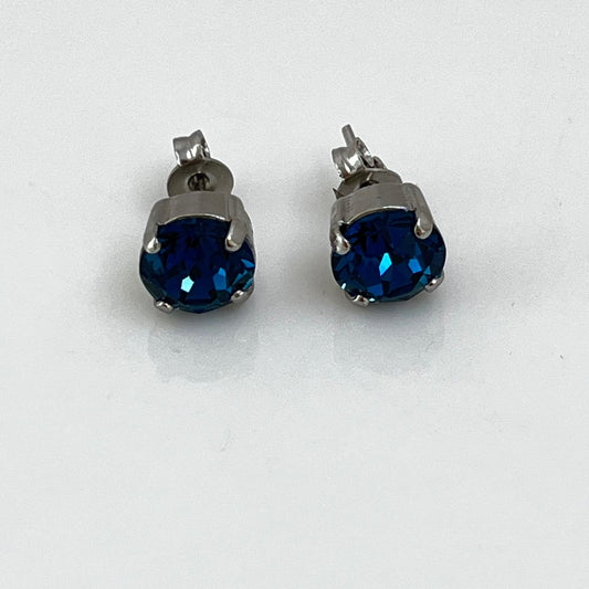 30338 Vintage Swarovski Kristallen Ohrstecker 7mm