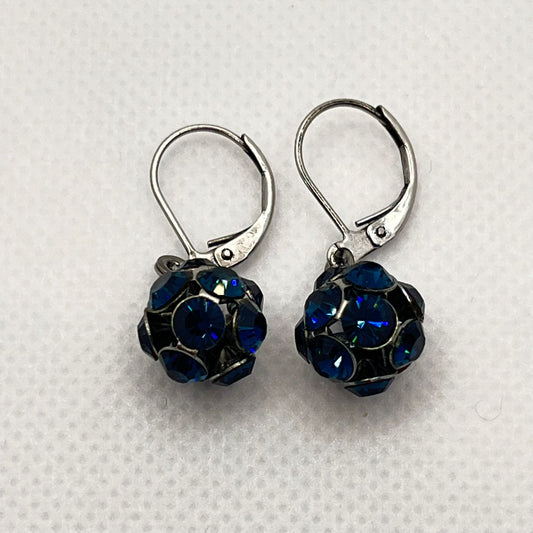 30485 Vintage Swarovski Kristallen Ohrhanger 10mm