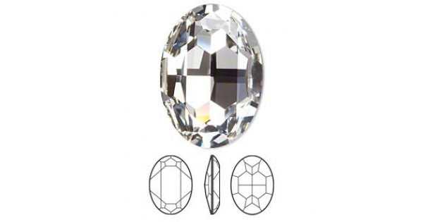 Swarovski® Fancy Oval Crystal 39x28mm