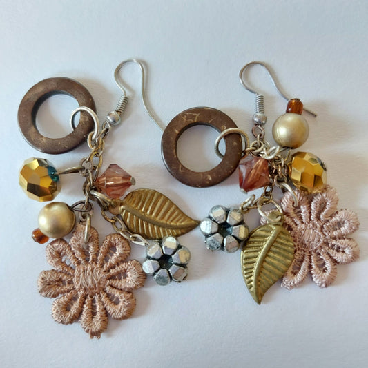 3801 Motiv Earring mit Swarovski Beads