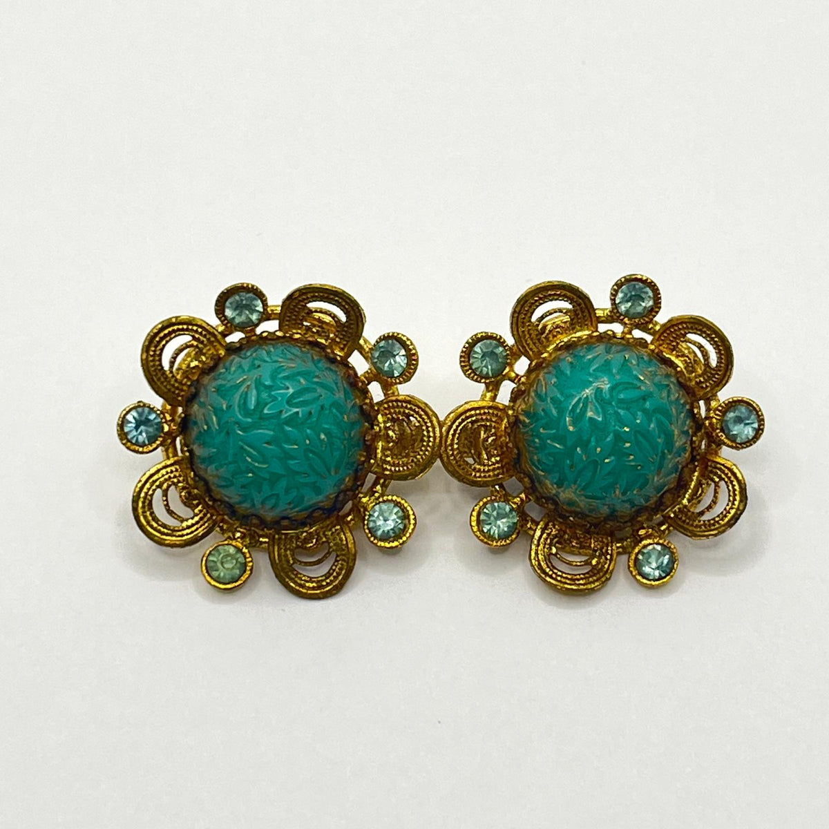 8828 Vintage Cabochon Brosche 53mm