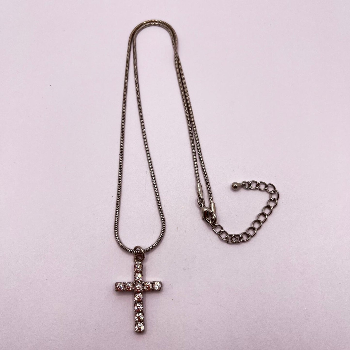 6304 Vintage Swarovski Kristallen Halsketten 43cm