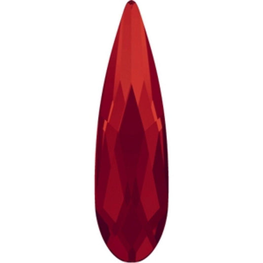 Swarovski® Flatback Hotfix Raindrop Light Siam 10x2.8mm