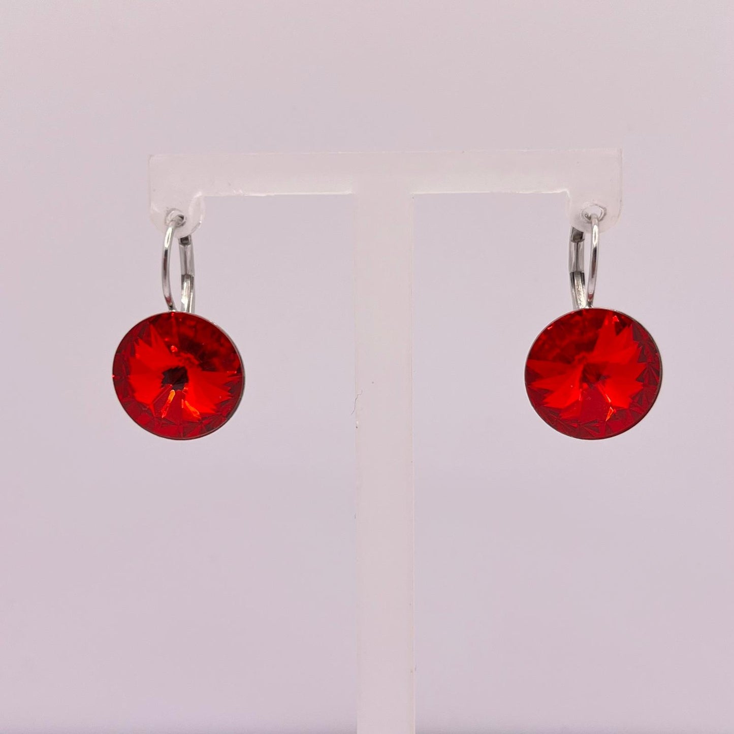 30779 Vintage Swarovski Kristallen Ohrhänger 14mm