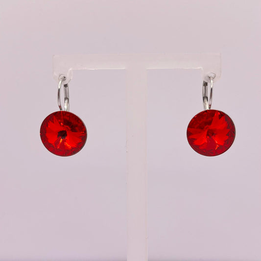 30779 Vintage Swarovski Kristallen Ohrhänger 14mm