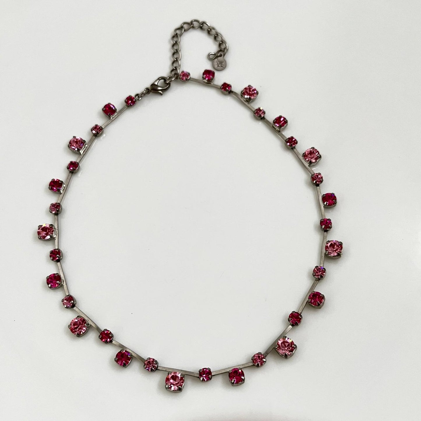 6233 Vintage Swarovski Kristallen Halsketten 36cm