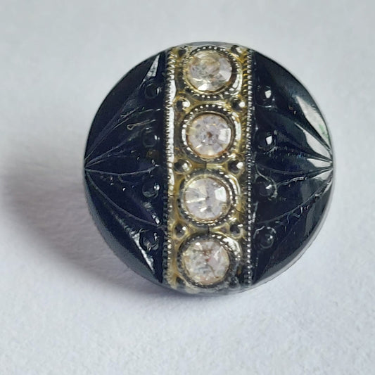 4304 Knopfe mit Swarovski Kristallen 13.5mm