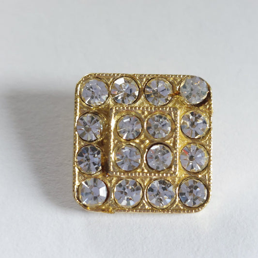 4146 Knopfe mit Swarovski Kristallen 16mm