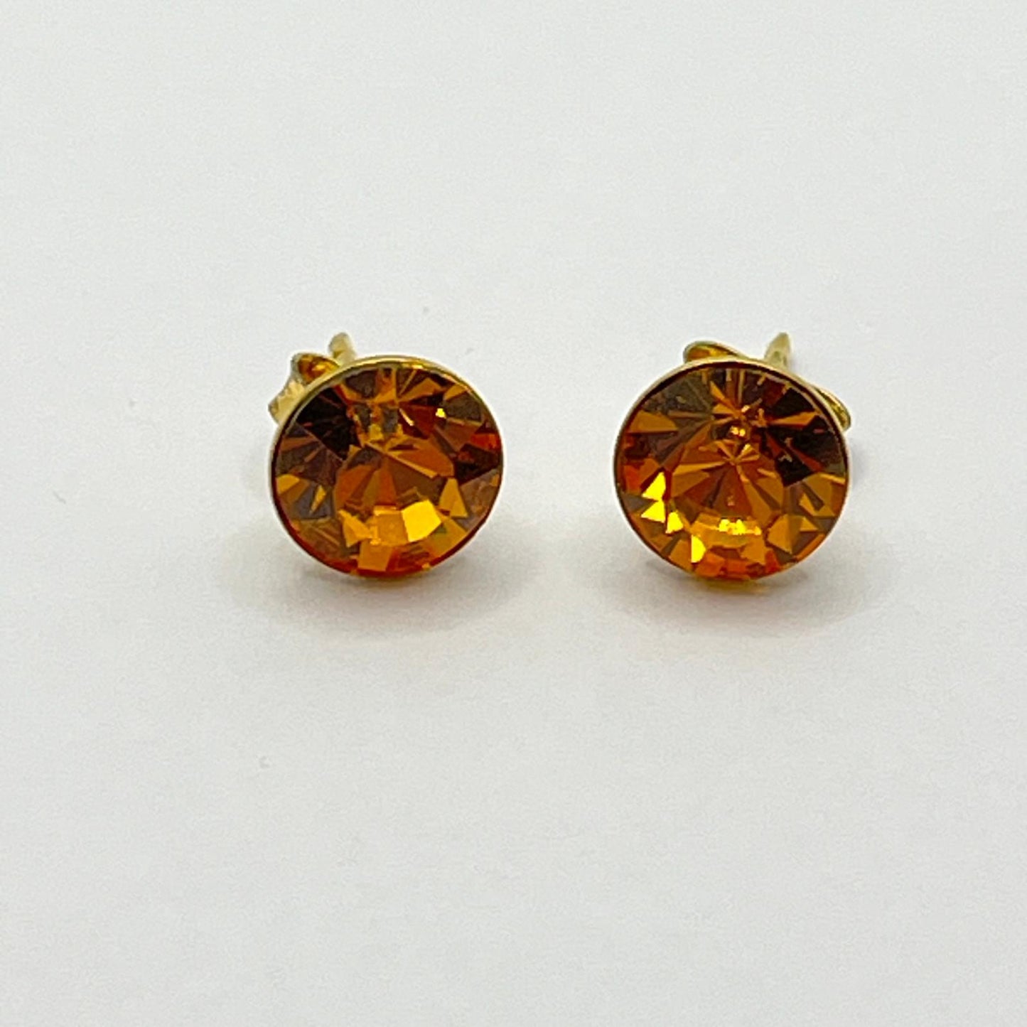 30695 Vintage Swarovski Kristallen Ohrhanger 8mm