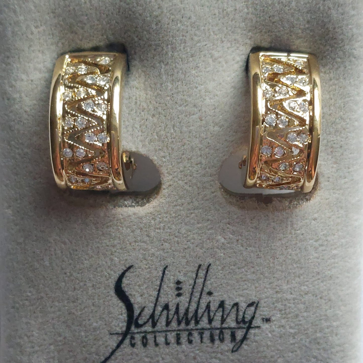 Original Vintage Schilling Austria Ohrclip 18mm