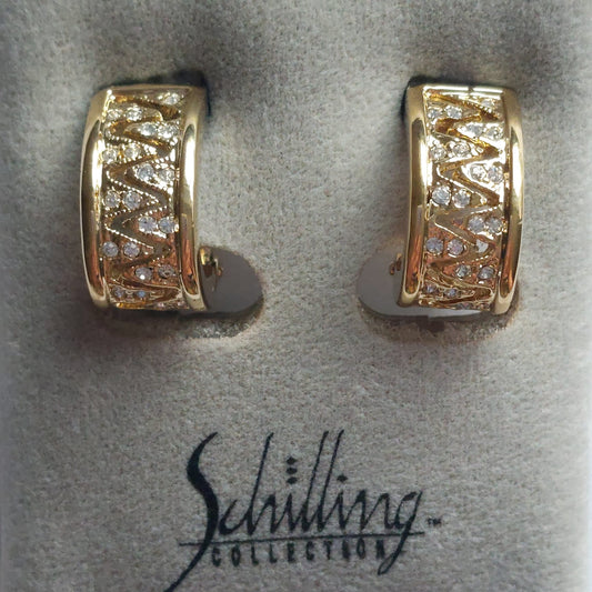 Original Vintage Schilling Austria Ohrclip 18mm