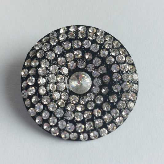4064 Knopfe mit Swarovski Kristallen 25,5mm