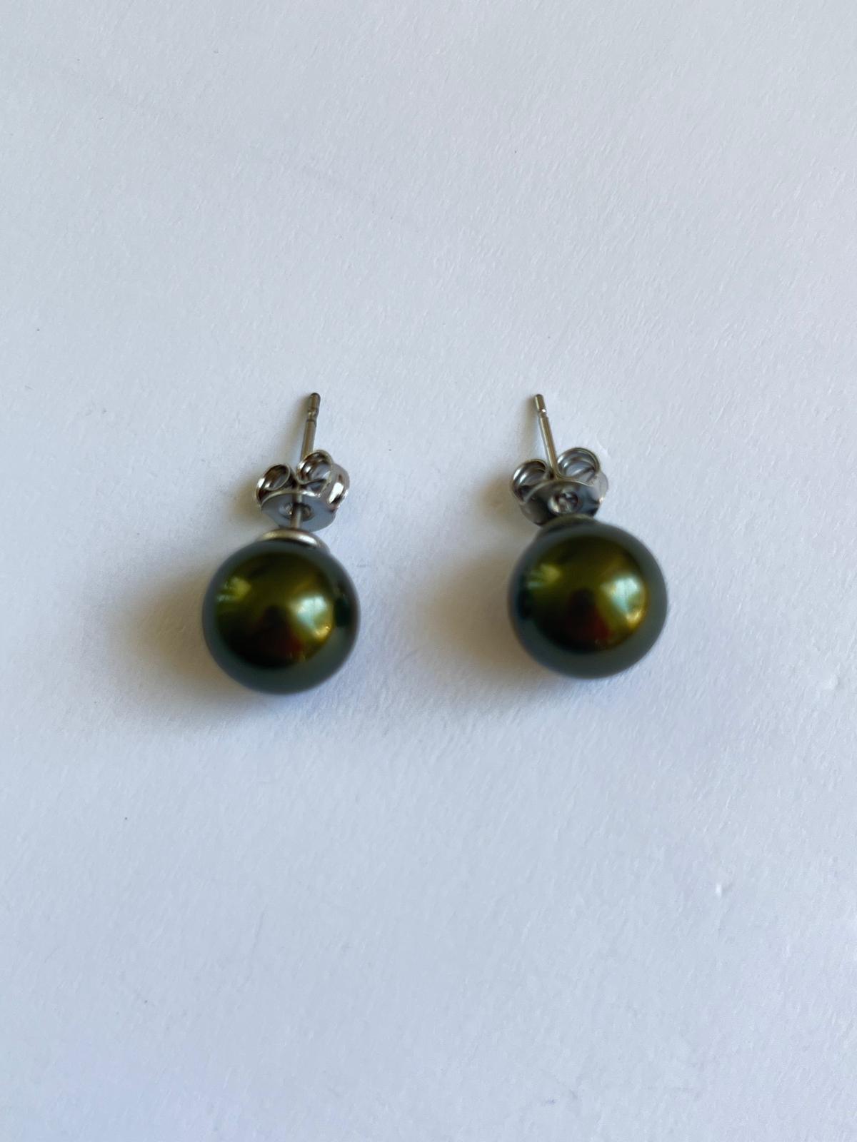 3041 Vintage Swarovski Kristallen Ohrstecker 9mm