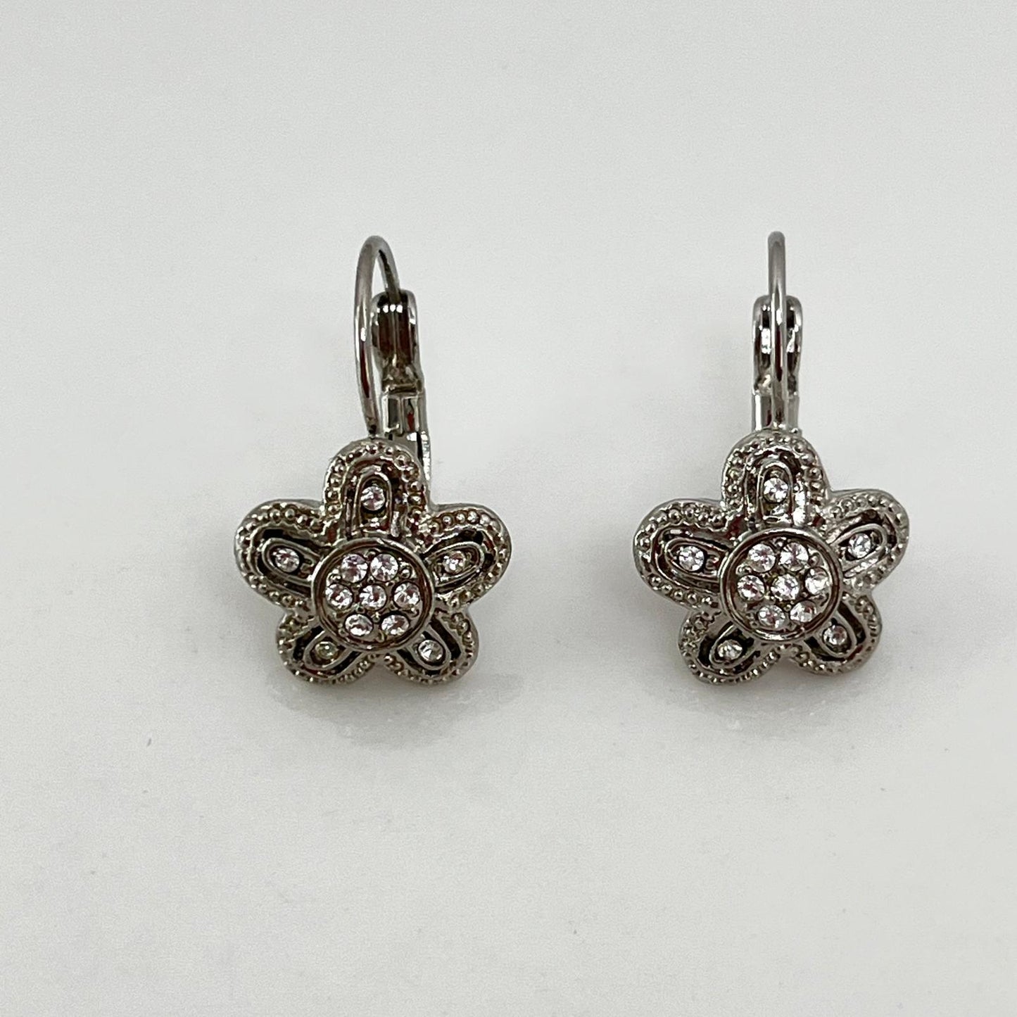 30311 Vintage Swarovski Kristallen Ohrhänger 14mm