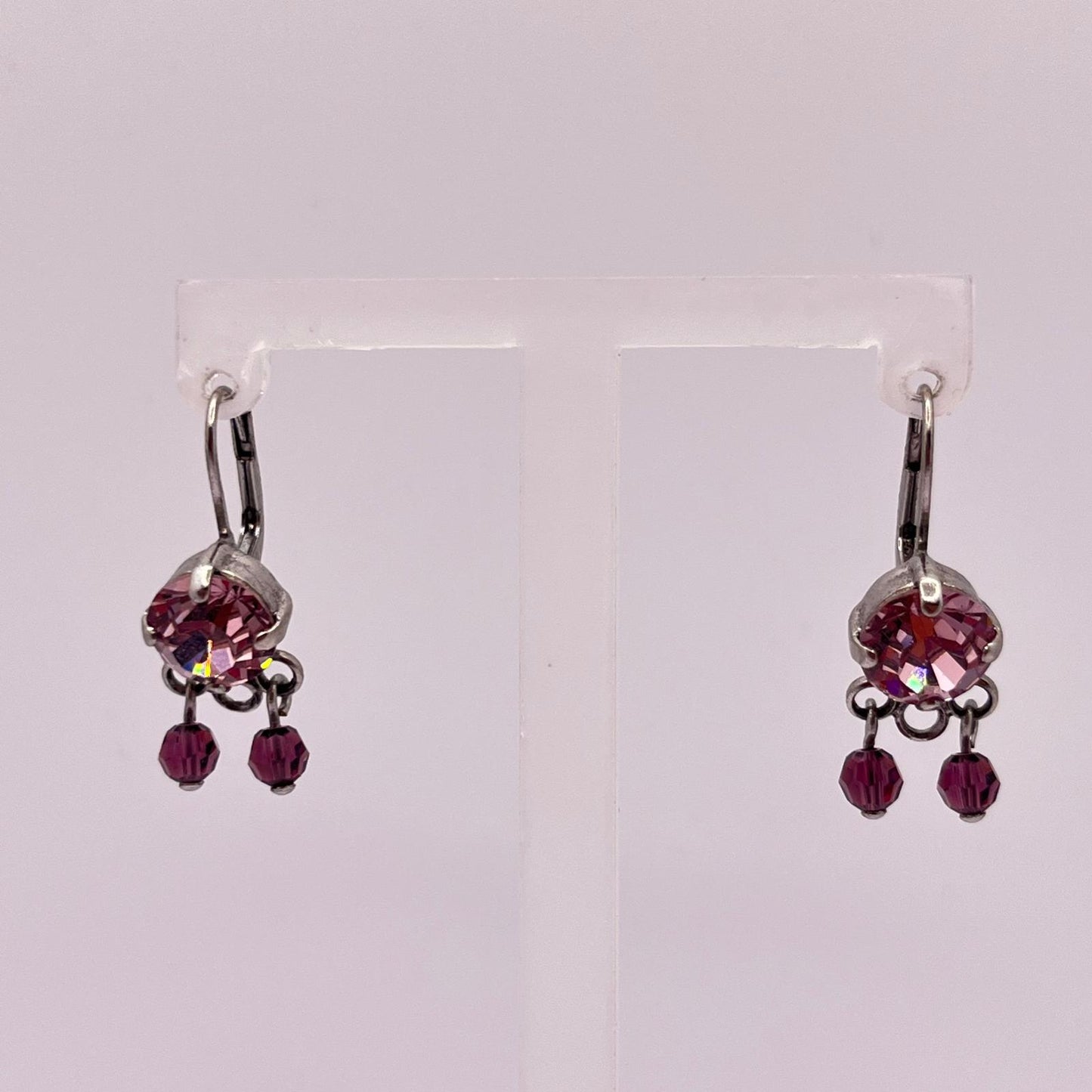 30782 Vintage Swarovski Kristallen Ohrhänger 16mm