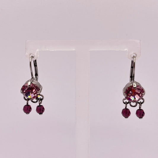 30782 Vintage Swarovski Kristallen Ohrhänger 16mm
