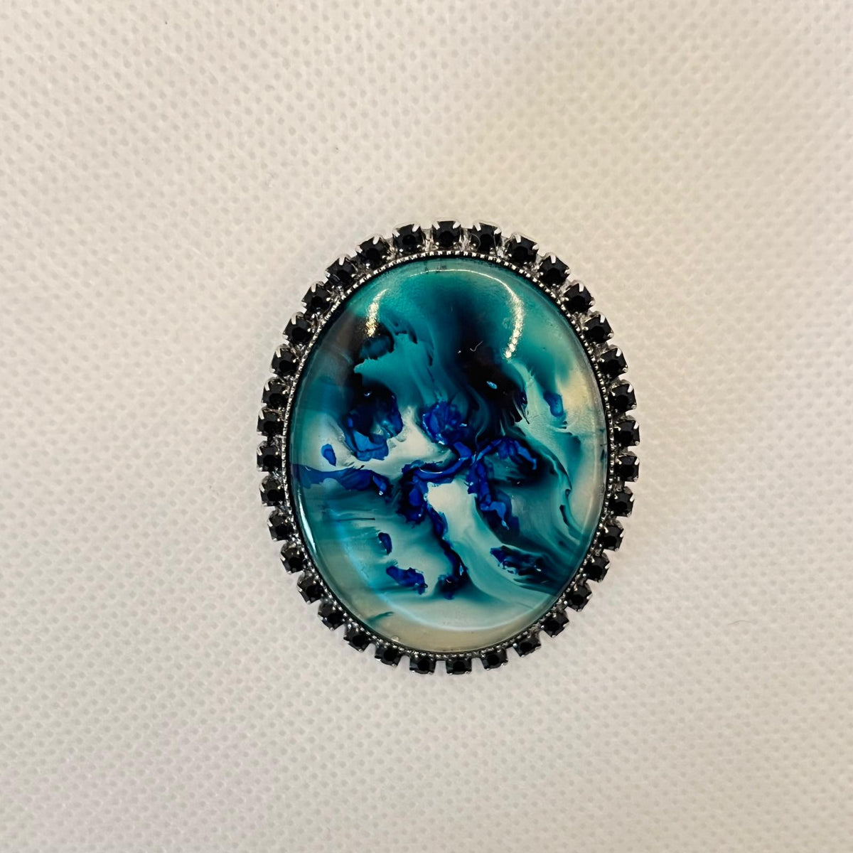 8812 Vintage Swarovski Kristallen Brosche 45mm