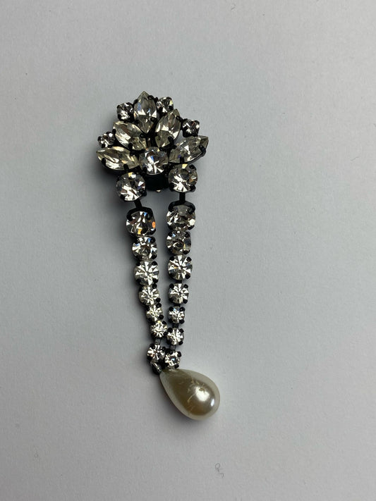 30460 Vintage Swarovski Kristallen Ohrclip 77mm
