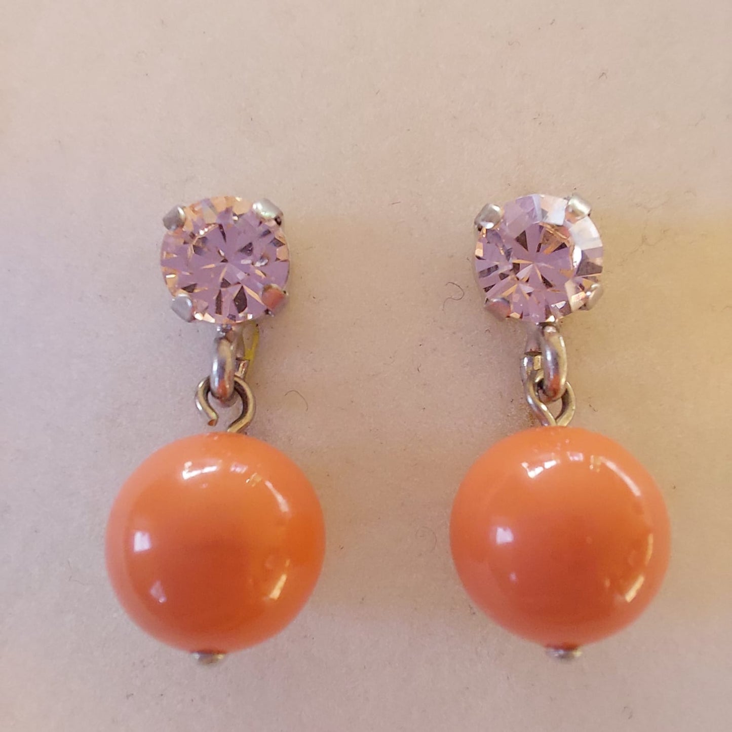 3787 Vintage Earring mit Swarovski Crystals