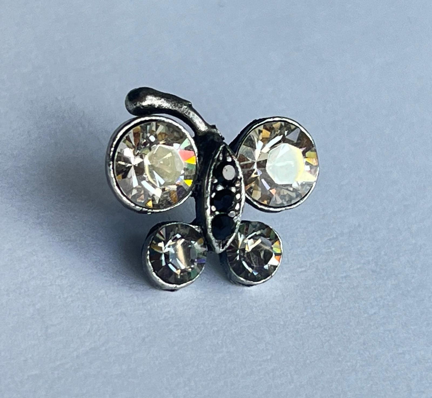 8607 Vintage Swarovski Kristallen Brosche 16mm