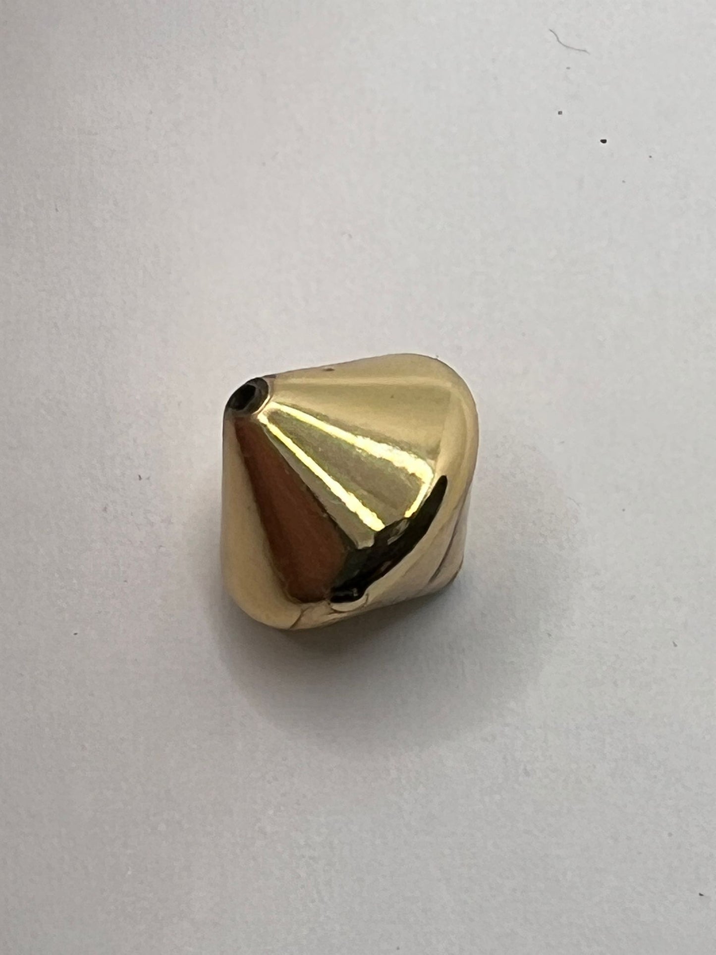 59483 Vintage Plated Perle 15mm