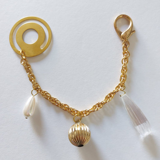 Perle und Tropfen Taschenanhänger 16cm