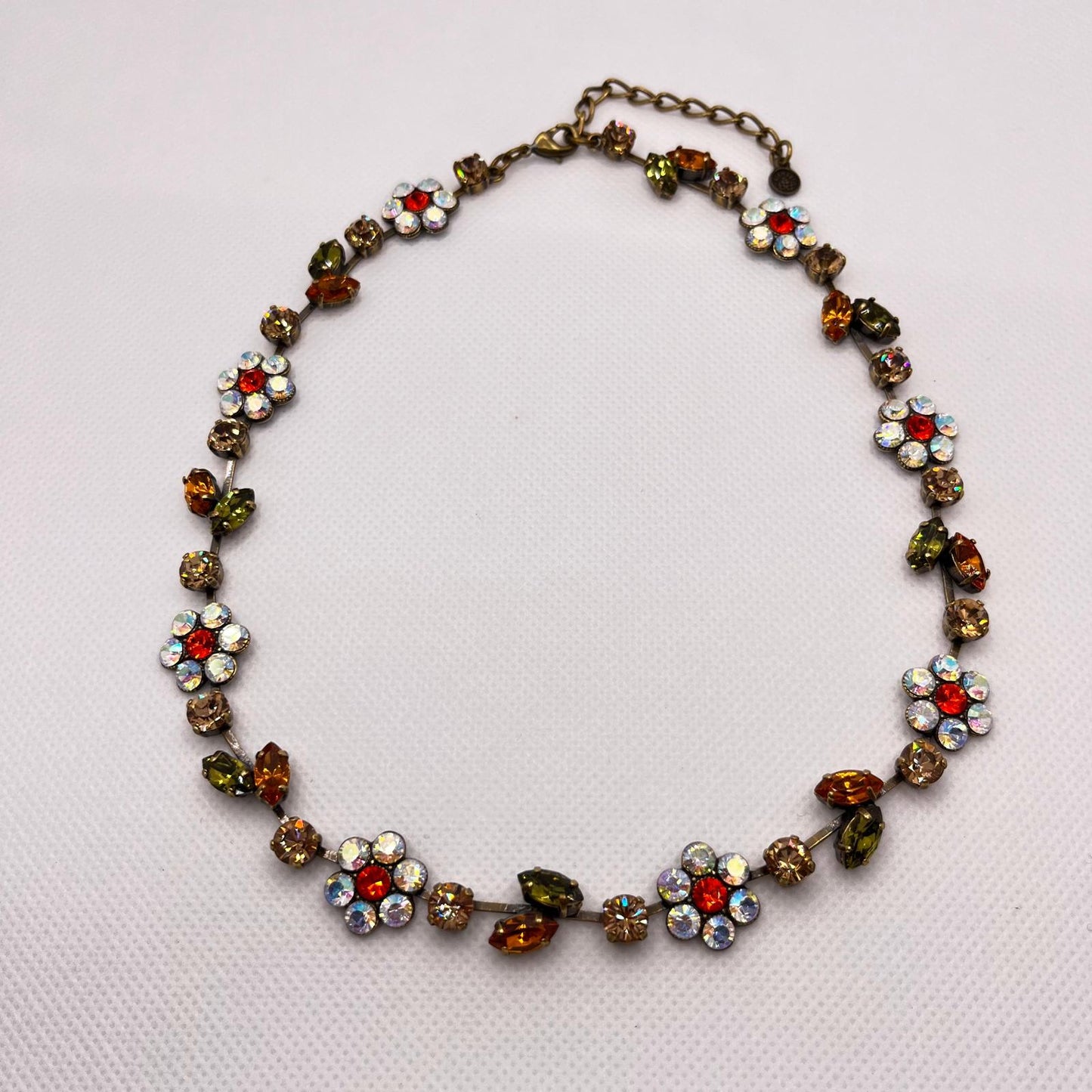 6260 Vintage Swarovski Kristallen Halsketten 39cm
