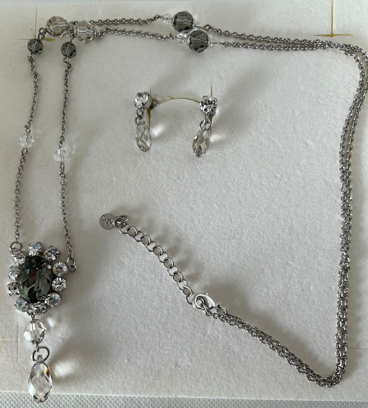 6903 Vintage Swarovski Kristallen Jewelry Set 85cm