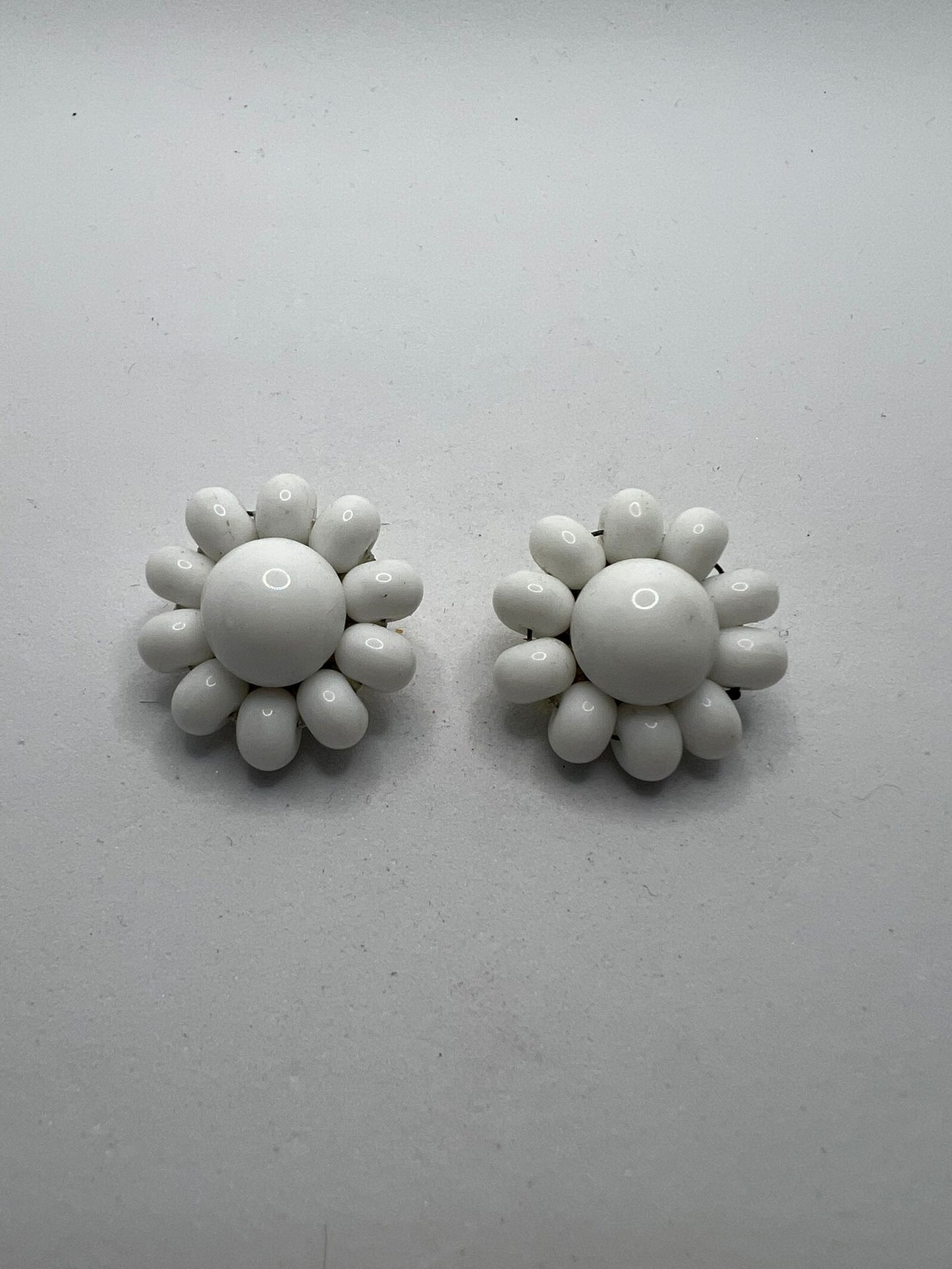 30512 Vintage Perlen Ohrclip 25mm