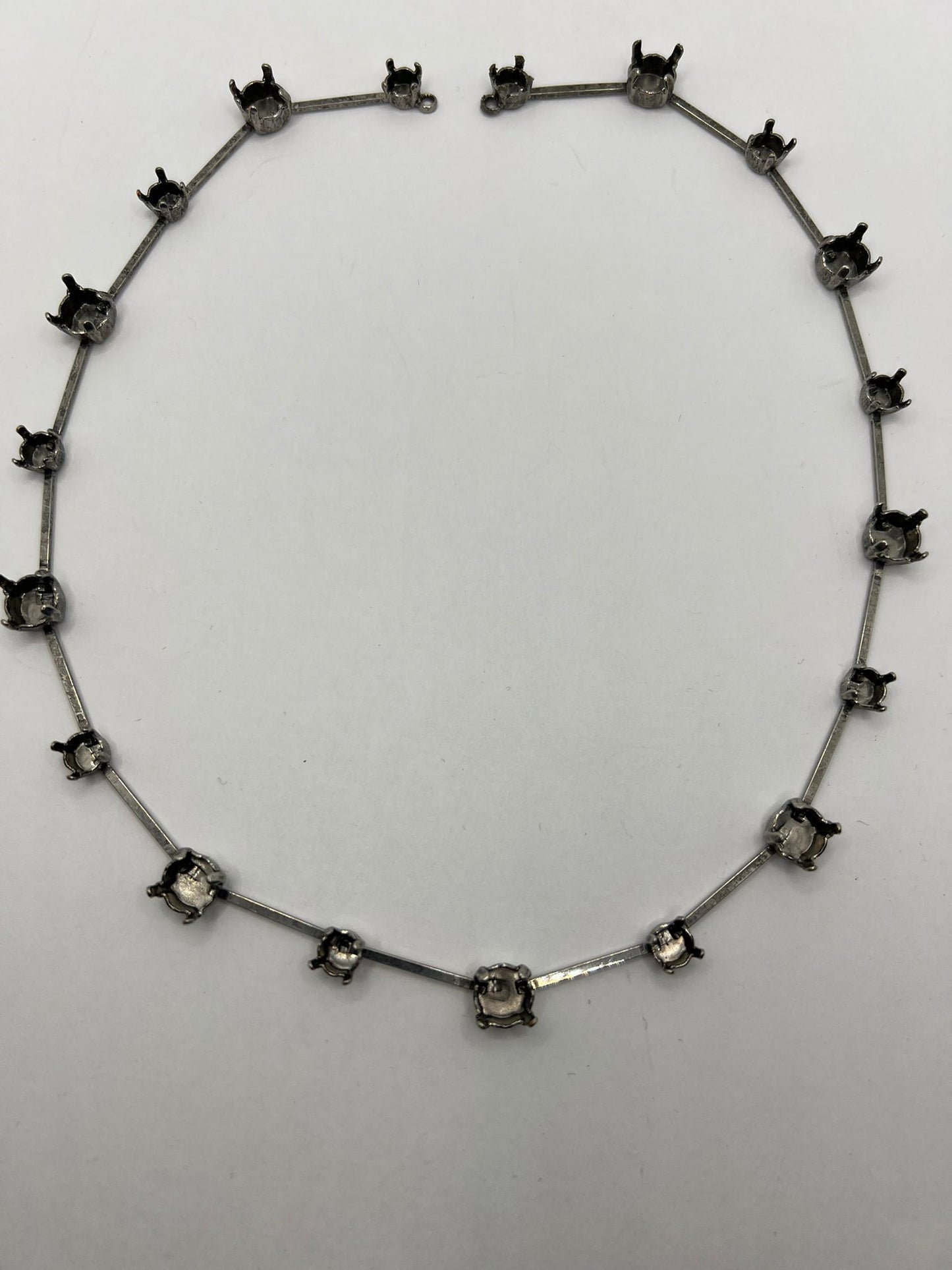 6486 Vintage leerer Kette zum Befüllen mit Swarovski Kristallen 43cm