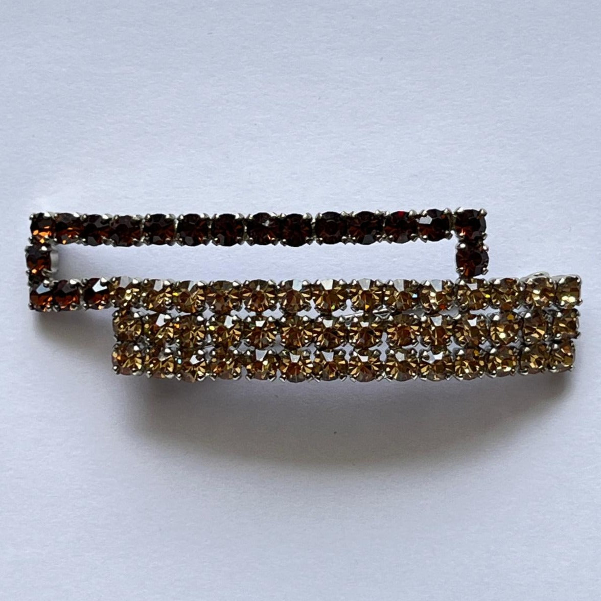 8515 Vintage Swarovski Kristallen Brosche 77mm