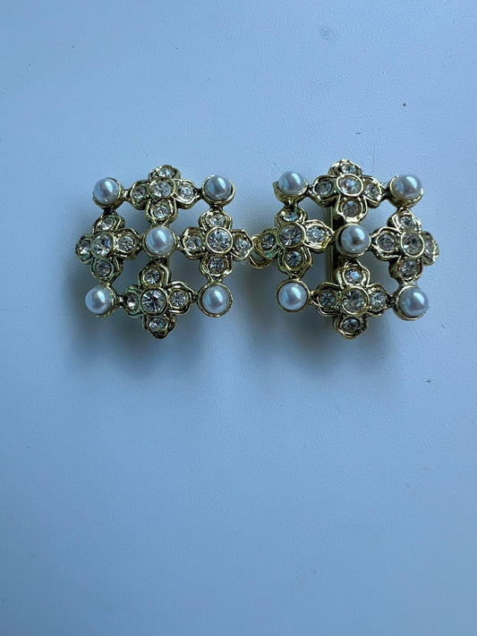 2302 Vintage Swarovski Kristallen Gürtelschnalle 55mm