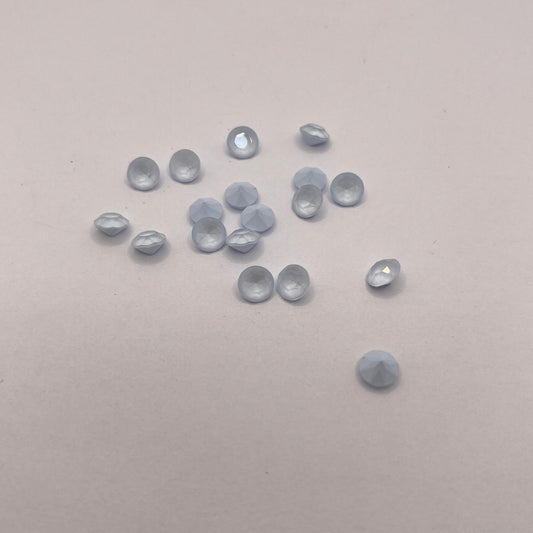 Swarovski® Chaton Powder Blue Unfoiled SS29