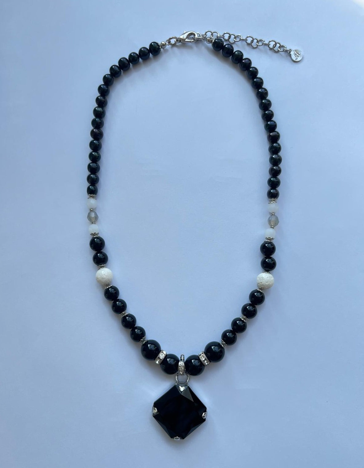 6074 Vintage Swarovski Kristallen Perlenkette 43cm