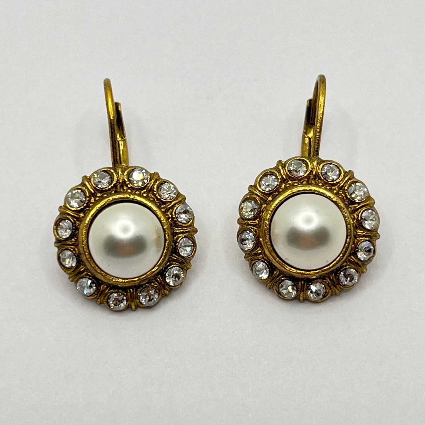30670 Vintage Swarovski Kristallen Ohrhanger 14mm