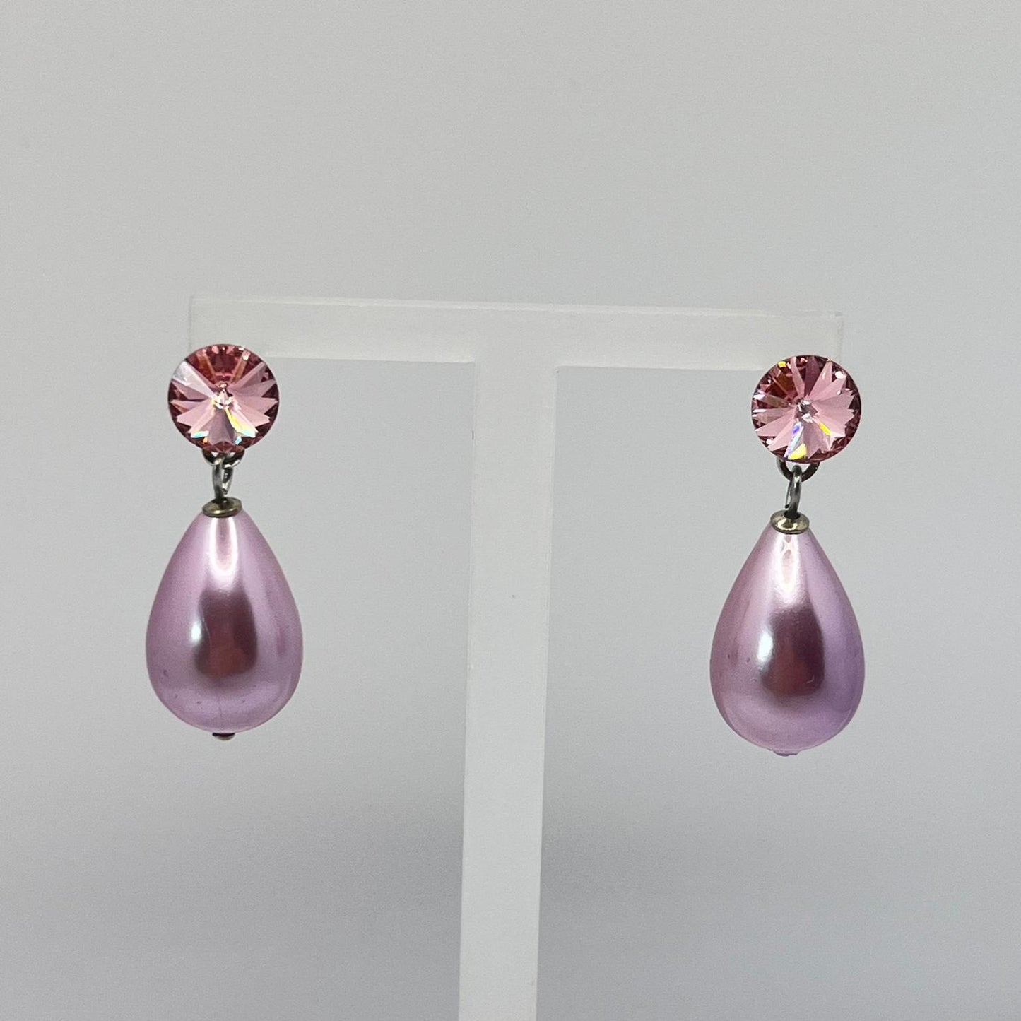 30726 Vintage Swarovski Kristallen Ohrstecker 30mm
