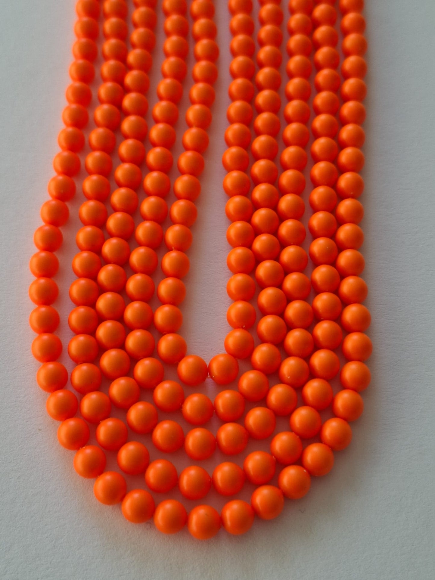 Swarovski® Pearl Neon Orange Pearl 6mm