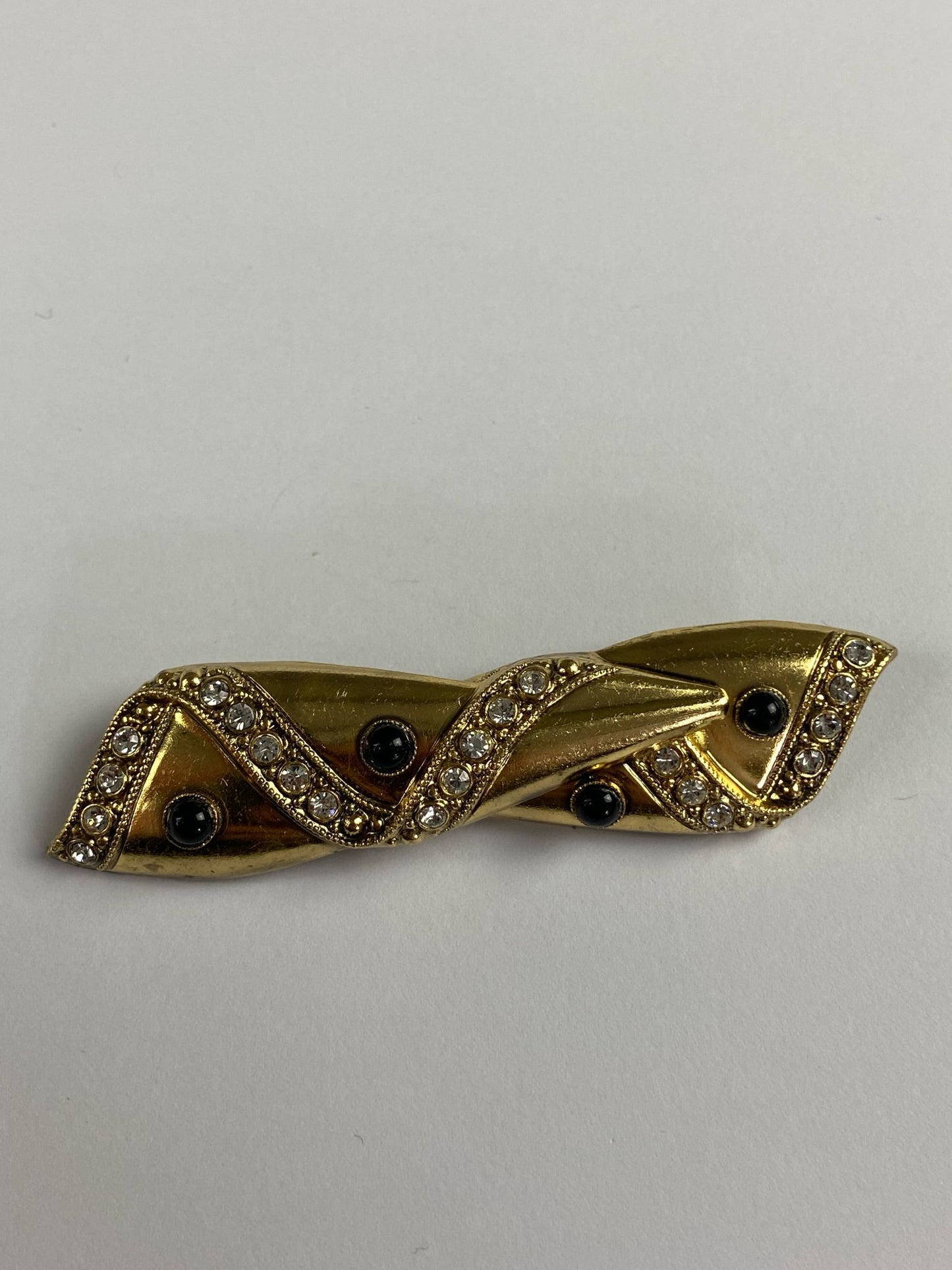 8655 Vintage Swarovski Kristallen Brosche 76mm