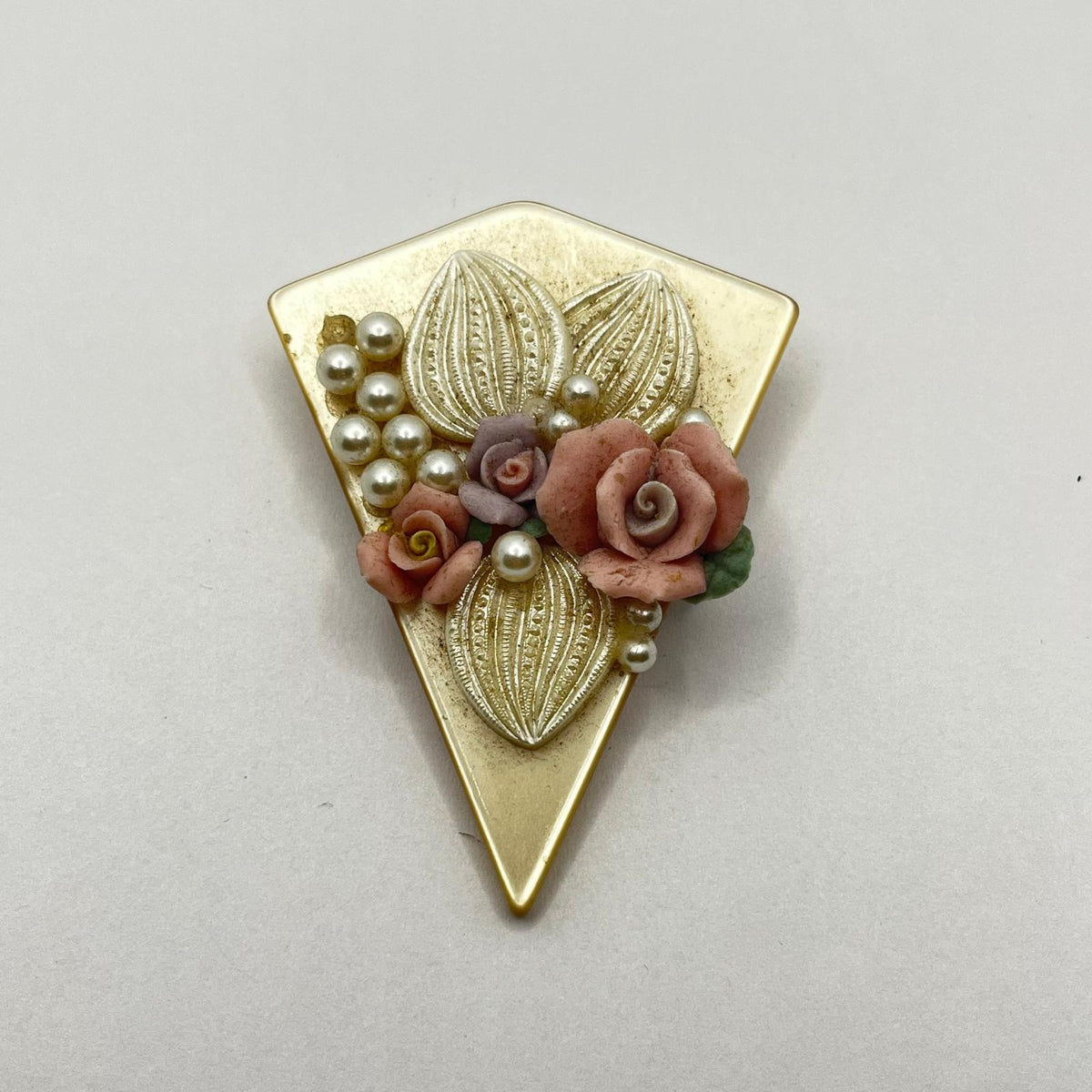 8819 Vintage Swarovski Kristallen Brosche 65mm