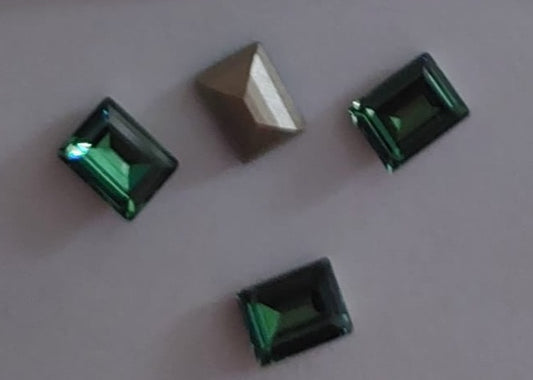 Swarovski® Fancy Step Cut Erinite Foiled 8mm